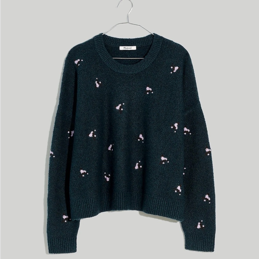 Madewell Embroidered Pullover Sweater